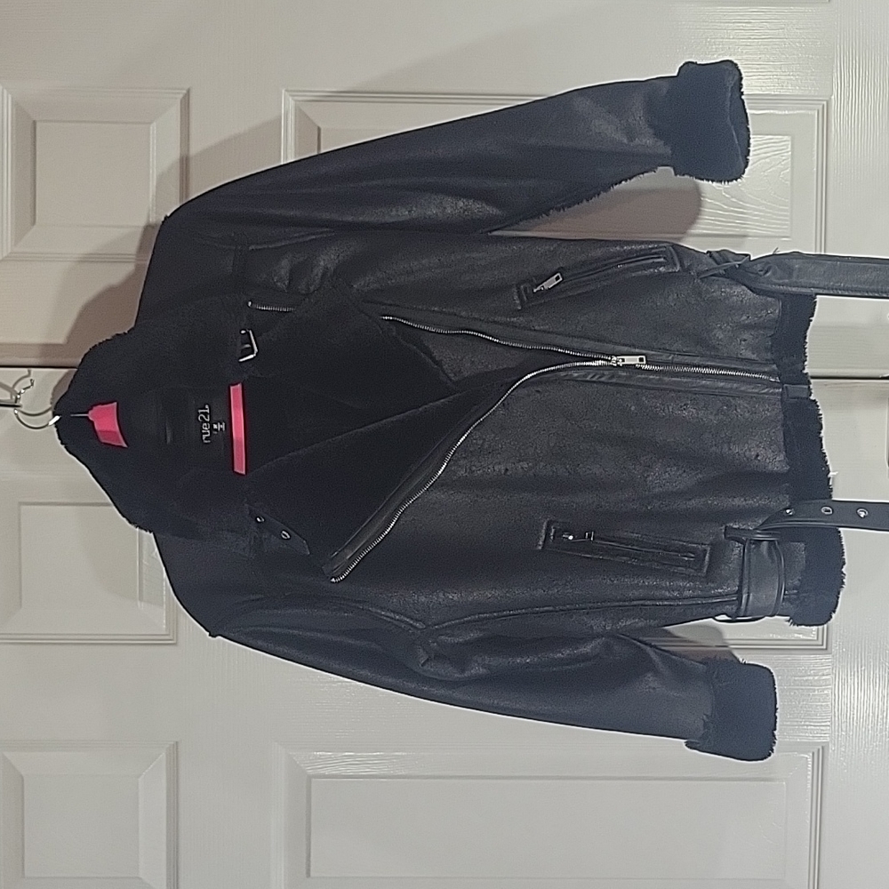 Rue 21 fur moto jacket